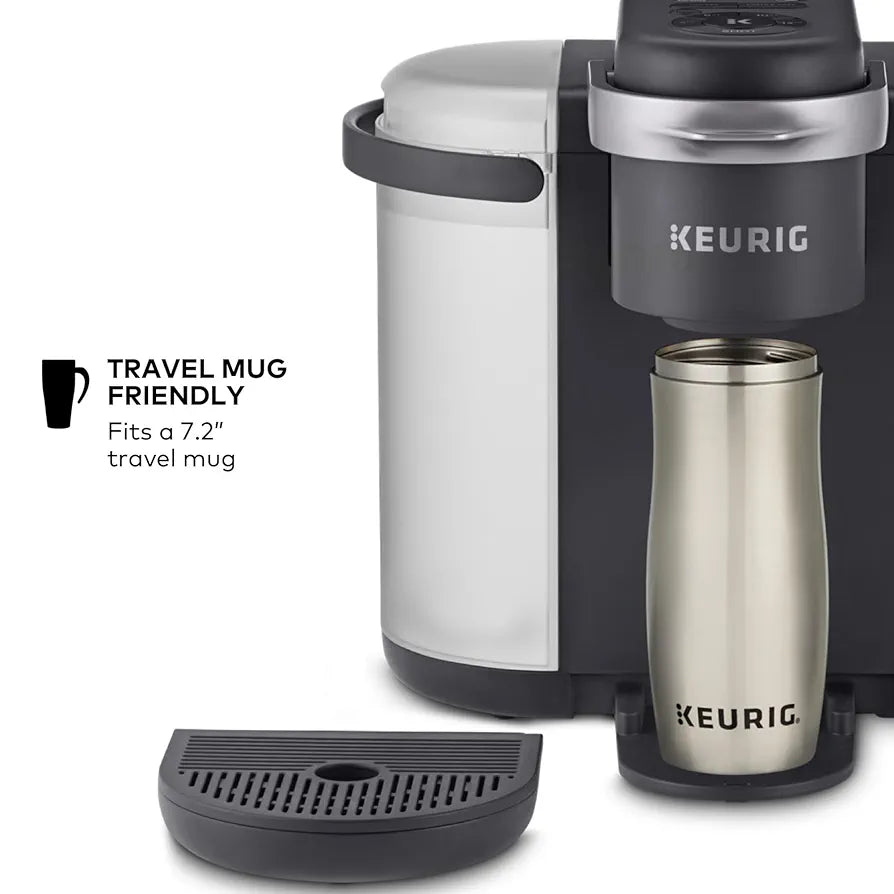 Keurig K-Cafe Single-Serve K-Cup Coffee Maker, Latte Maker and Cappuccino Maker, Comes with Dishwasher Safe Milk Frother, Coffee Shot Capability, Compatible with all Keurig K-Cup Pods, Dark Charcoal