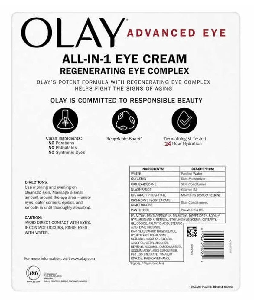 Olay Advanced Eye Cream, 0.5 oz  