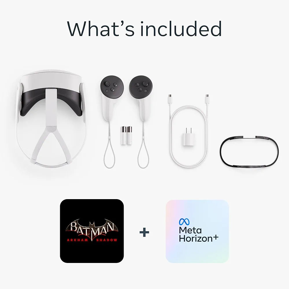 Meta Quest 3S 256GB — Get Batman: Arkham Shadow and a 3-Month Trial of Meta Horizon+ Included — All-in-One Headset