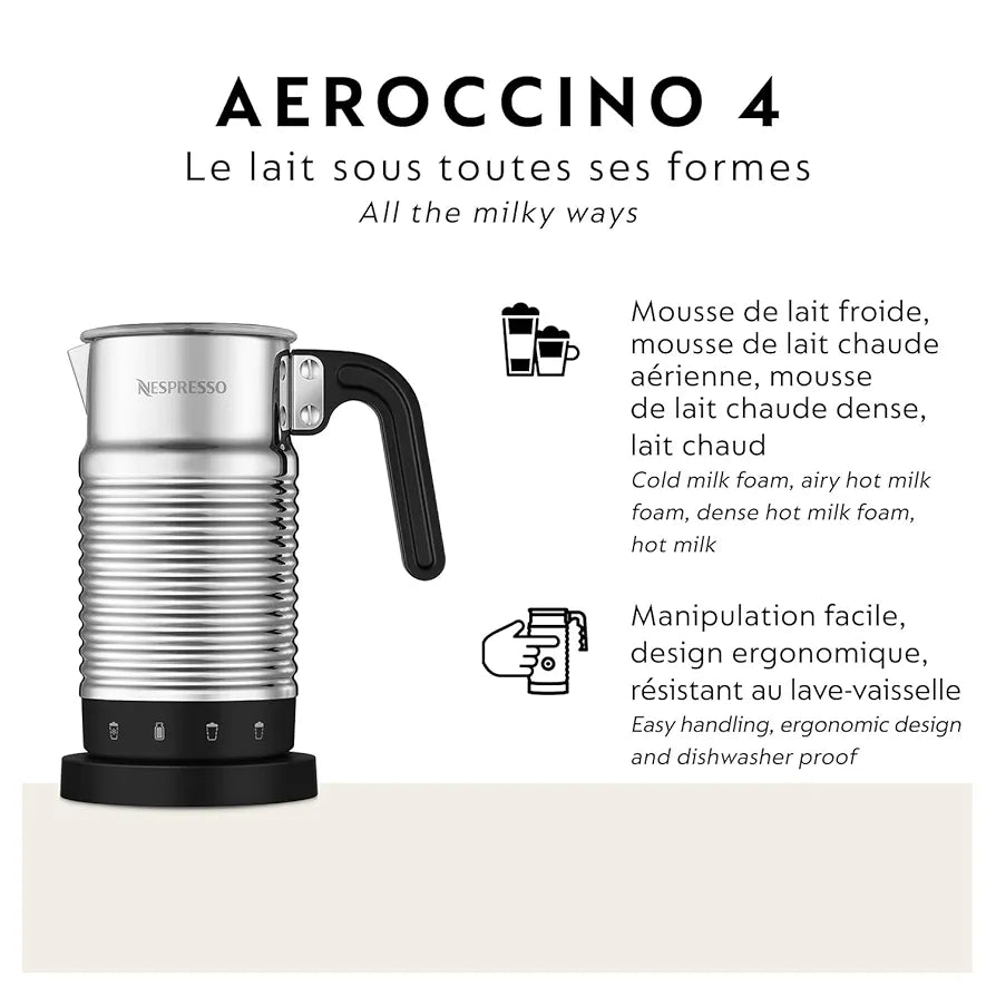 Nespresso Aeroccino 4 Milk Frother