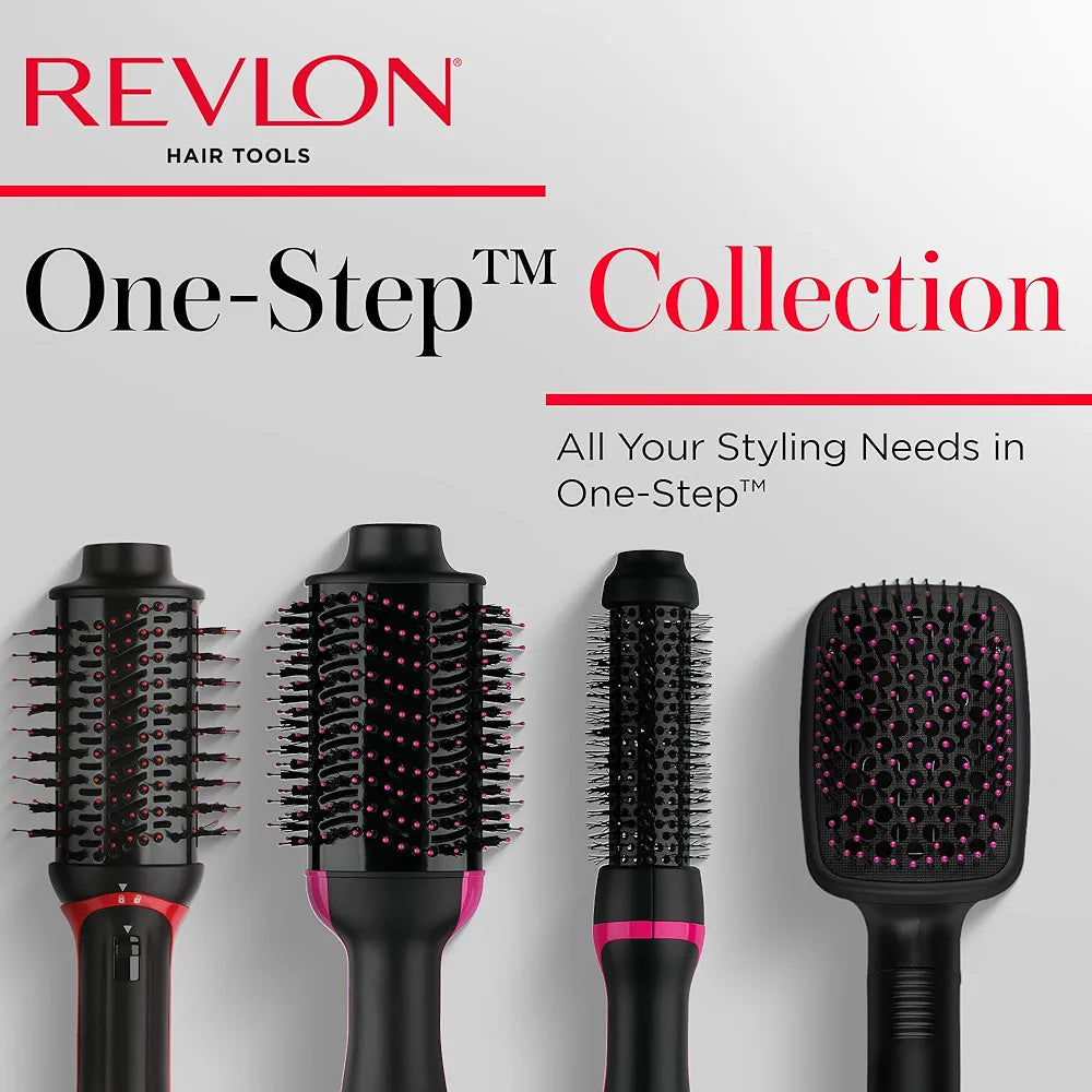 REVLON One-Step Hair Dryer and Styler - Root Booster Round Brush for Styling, Dryer Brush for Fast and Easy Salon-Quality Blowout, More Shine and Less Frizz 