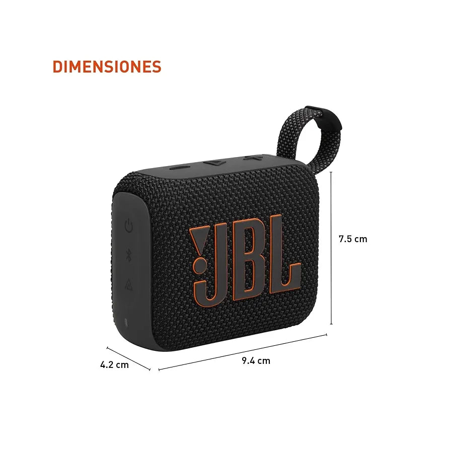 JBL Go 4 - Ultra-Portable, Waterproof and Dustproof Bluetooth Speaker, Big Pro Sound with Punchy bass, 7-Hour Built-in Battery, Made in Part with Recycled Materials 