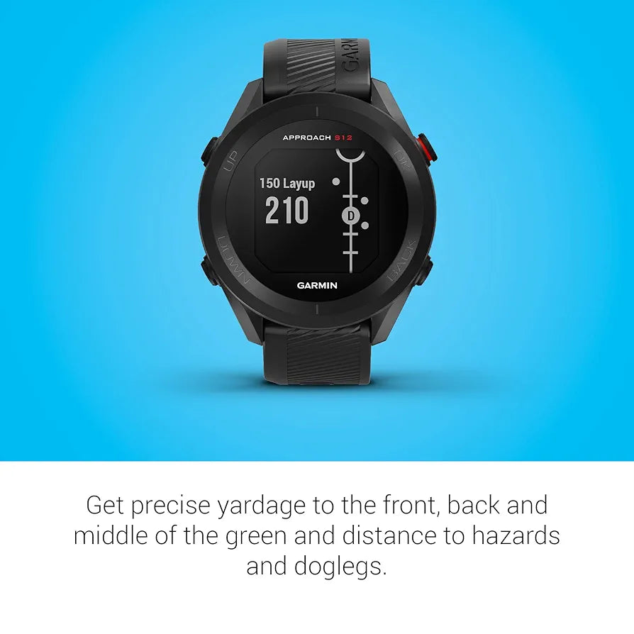 Garmin Approach S12, Easy-to-Use GPS Golf Watch, 42k+ Preloaded Courses, Black, 010-02472-00