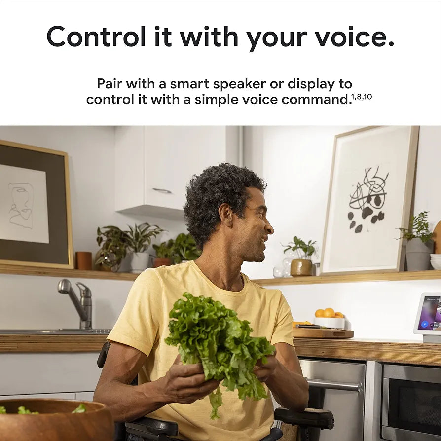 Google indoor Nest Security Cam 1080p  - 2nd Generation - Snow